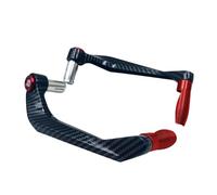 EVEKHAHHRB Motorcycle Accessories Handlebar Impact-Resistant Brake Clutch Lever Handguard Shield Protector Gear Modification CNC Aluminum Handguard Protector(2)