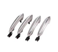 EVEKHAHHRB Replacement Door Handle 4PCS for 5 6 7 Series F07 F10 F11 F06 F12 F13 F01 F02 Champagne Outer Exterior Door Handle Set with Light Parts