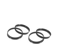 EVEKHAHHRB Rims Spacers 4pcs 64.1mm-66.6mm 65.1mm -72.56mm 72.56mm-74.1mm Universal Car Hub Centric Rings Wheel Bore Center Spacer ABS Plastic(67.1-63.4mm)