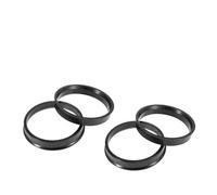 EVEKHAHHRB Rims Spacers 4pcs 64.1mm-66.6mm 65.1mm -72.56mm 72.56mm-74.1mm Universal Car Hub Centric Rings Wheel Bore Center Spacer ABS Plastic(60.1-54.1mm)