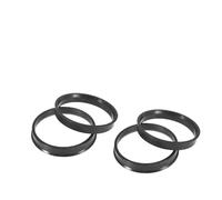 EVEKHAHHRB Rims Spacers 4pcs 64.1mm-66.6mm 65.1mm -72.56mm 72.56mm-74.1mm Universal Car Hub Centric Rings Wheel Bore Center Spacer ABS Plastic(66.1-60.1mm)