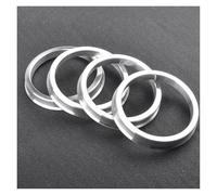 EVEKHAHHRB Rims Spacers 4pcs 74.1-54.1 74.1-56.1 74.1-60.1 74.1-66.6 74.1-67.1 74.1-71.6 Universal Car Wheel Hub Centric Rings Center Bore(74.1-66.6)