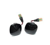 EVEKHAHHRB Turn Signal Light For A3 For A4 For A8 D2 LED Dynamic Side Marker Light Sequential Turn Signal Lamp Turn Signal Lamp(No Dynamic Black-1)
