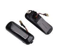 EVEKHAHHRB Turn Signal Light For Civic EK 2/3/4dr For Ballade For CRV For Prelude 1995-1999 2Pcs Dynamic LED Side Marker Lights Turn Signal Indicator Turn Signal Lamp(Dynamic Smoked Black)