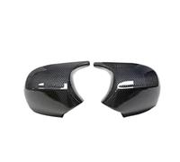 EVEKHAHHRB Wing Mirror Cover For E90 E91 E92 E93 E80 E81 E87 Cover Car Side Door Rearview Mirror Cap Side Mirror Cover(Carbon Fiber1)