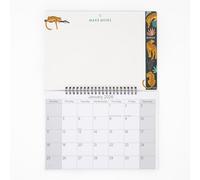 evelay 2026 Memo Board Wall Calendar Month to View Family Organiser Planner with Whiteboard & Write On Wipe Off Pen Included (Leopard)