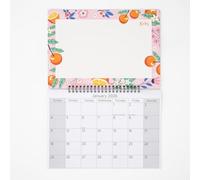evelay 2026 Memo Board Wall Calendar Month to View Family Organiser Planner with Whiteboard & Write On Wipe Off Pen Included (Oranges)