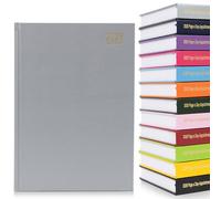 evelay 2026 Page a Day A4 Appointment Diary with Times Hour Slot Personal Schedule Planner Organiser Full Page Saturday & Sunday (Grey)