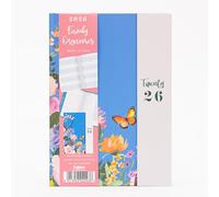 evelay 2026 Week to View Diary | A5 21x15cm & A6 15x10cm | Botanical Hardback Cover with Magnetic Closure | Weekly Planner with My Week Page, 4 Columns, Notes & Contacts