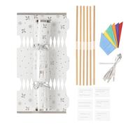 evelay Make Your Own Christmas Cracker Kit Crackers Hats Snaps Jokes Rose Party Favours 12 Pieces