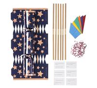 evelay Make Your Own Christmas Cracker Kit Crackers Hats Snaps Jokes Rose Party Favours 12 Pieces