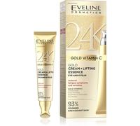 Eveline 24k Gold Vitamin C Gold Cream Plus Lifting Essence Eyes & Eyelids 15ml