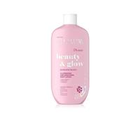 Eveline Cosmetics Beauty&Glow Illuminating Smoothing Body Lotion with Gold Particles - Multi-Vitamin Enriched Formula for Radiant Skin - 350ml