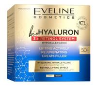 Eveline BioHyaluron 3xRetinol Lifting Face Cream Actively Rejuvenating 50+ 50ml
