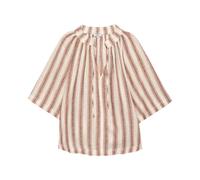 Eveline Blouse Linen Stripes Ecru XS