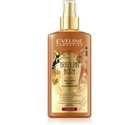 Eveline Cosmetics Brazilian Body Luxury Golden Body Highlighter 5-in-1 - Brazilian Body Illuminating Glow with Argan Oil - 150ml