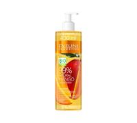 EVELINE COSMETICS 99% Natural Mango Illuminating & Nourishing Body and Face Gel with Mango Extract - 400ml - Vegan Hydrating Glow Gel