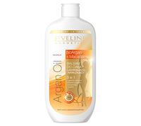 Eveline Cosmetics Argan Oil 3-in-1 Firming & Moisturizing Balm with Argan Oil, Macadamia Oil & Hyaluronic Acid - Instant Skin Rejuvenation & Nourishment - 350ml