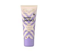 Eveline Cosmetics Better Than Perfect Foundation - Lightweight, Hydrating & Radiant Finish with Hyaluronic Acid & Plant Collagen, 12-Hour Wear, Vegan