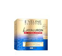Eveline Cosmetics Biohyaluron 3xRetinol System Lifting Filler Cream with Hyaluronic Acid & Triple Retinol - Anti-Aging, Firming & Hydrating Face Moisturizer, 50 ML