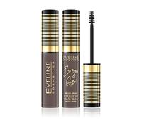 Eveline Cosmetics Brow & go! BROW&GO Eyebrow Mascara No. 01 Light - Precision Brush with Micro-Fibers for Volume and Definition, Long-Lasting Formula, Vegan-Friendly