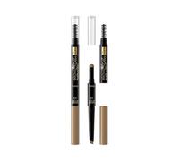 Eveline Cosmetics Brow Styler Brow Multifunction Styler 3-in-1 Pencil with Sponge and Brush - No 01 Medium Brown