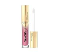 EVELINE COSMETICS Diamond Glow Lip Luminizer Lip Gloss with Hyaluronic Acid - No 05 Toffee | Diamond Glow Formula for Hydration & Nourishment | Enriched with Vitamin C | 5 Subtle Shades