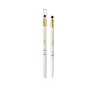 Eveline Cosmetics Eye Max Precision Automatic Eye Pencil with Sponge - White, Creamy Velvet Texture for Precise Lines & Natural Look