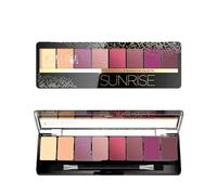 Eveline Cosmetics Eyeshadow Professional Sunrise Eyeshadow Palette - 8 Vibrant Shades, Long-lasting Vegan Formula
