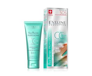 Eveline Cosmetics Face Therapy Advanced CC Cream 8-in-1 Redness Relief with SiliredineTM - 30ml
