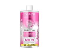 Eveline Cosmetics Facemed+ Hyaluronic Micellar Water 3-in-1 - Advanced Hydration with Aquaxyl & Hyaluronic Acid, 650ml