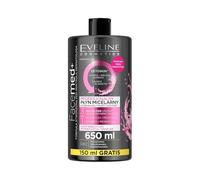 Eveline Cosmetics Facemed+ Professional 3-in-1 Micellar Water Makeup Remover for Face, Eyes & Lips with Black Tea Extract & Green Tea - 650ml