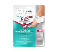 Eveline Cosmetics Foot Care Med+ Professional Exfoliating Heel Mask with 20% PODOPeel™ Complex - Lactic, Glycolic, Salicylic Acid & Urea - Smoothes and Renews Foot Skin in 7 Days