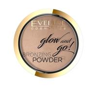 Eveline Cosmetics Glow and Go Silky Smooth Bronzing Powder Glow and Go - Go Hawaii | Natural Contouring & Sun-Kissed Radiance | Vegan, 8.5g