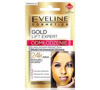 Eveline Cosmetics Gold Lift Expert Luxury Anti-Wrinkle Face Mask with 24k Gold Therapy 4D™, Hyaluronic Acid & Laminaria Extract - For Sensitive, Dry & Mature Skin