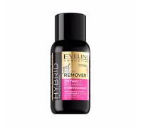 Eveline Cosmetics Hybrid Professional Eveline Hybrid Gel Polish Remover - Nail Care Solution with Vitamins A, E, F & Biotin - 150 ml