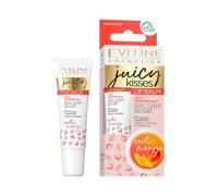 Eveline Cosmetics Juicy Kisses Exotic Mango Multi-Regenerating Lip Balm - Nourishing and Moisturizing Vegan Formula, 12 ML