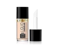 Eveline Cosmetics Liquid Camouflage Full Coverage Face Concealer No 01 - Light | Jumbo Applicator with Jojoba Oil, Vitamin B5 & Shea Butter | Vegan Formula
