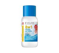 Eveline Cosmetics Nail Therapy Professional 8-in-1 Total Action Nail Polish Remover, Non-Acetone Formula with Vitamins A, E, F & Castor Oil - 150 ML