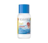Eveline Cosmetics Nail Therapy Professional 8-in-1 Total Action Nail Polish Remover, Non-Acetone Formula with Vitamins A, E, F & Castor Oil - 150 ML
