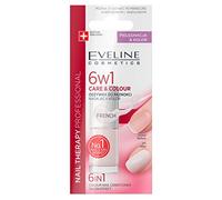 Eveline Cosmetics Nail Therapy Professional Concentrated Nail Conditioner with Color - French, 5 ML | Enriched with Colour&Double Strong™ Complex
