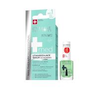 Eveline Cosmetics Nail Therapy Professional Strengthening Nail Serum MED+ with AHA, PHA, Squalane & Vitamin E - Swiss Formula, 80% Bio-Sourced Ingredients for Revitalization and Hardening of Nails