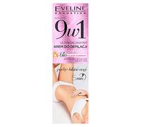 Eveline Cosmetics Sensitive Ultra-Delicate Hair Removal Cream with Bio Cotton Oil 9-in-1 - Long-lasting Smoothness & Thr Regrowth, For Sensitive Skin, 125ml