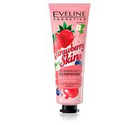 Eveline Cosmetics Strawberry Skin Regenerating Hand Balm - Strawberry Scented, Deeply Moisturizing & Nourishing Formula with Acai Berry & Pomegranate Extracts, Vegan, 50ml