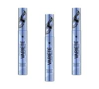 Eveline Cosmetics Variété Waterproof Volumizing Mascara with Precision Silicone Brush - Lengthens, Thickens & Separates Lashes in Hypnotic Blue Metallic Packaging - 10ml
