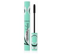 Eveline Cosmetics Viva Curled Lashes Innovative Curling & Lengthening Mascara with Curved Brush for Intense Black Lashes