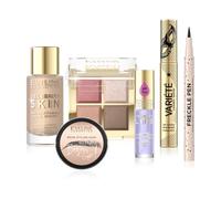 Eveline Cosmetics x Mirta Miler: Everyday Make-up Set Makeup Set (Lip Oil 02 Rose, Glow Booster 02N Univeral Tan)