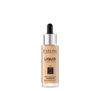 Eveline Cosmetics Liquid Control HD Eveline Liquid Control HD Long-Lasting 24 H Foundation - No 016 Vanilla Beige, Lightweight, Breathable, Medium Coverage Makeup for Flawless Skin, 32 ml