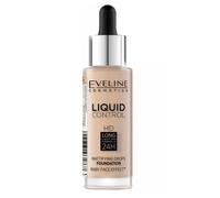 Eveline Cosmetics Liquid Control liquid foundation with pipette shade 015 Light Vanilla 32 ml