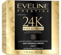 Eveline Cosmetics 24K Snail & Caviar anti-wrinkle night cream with snail extract 50 ml